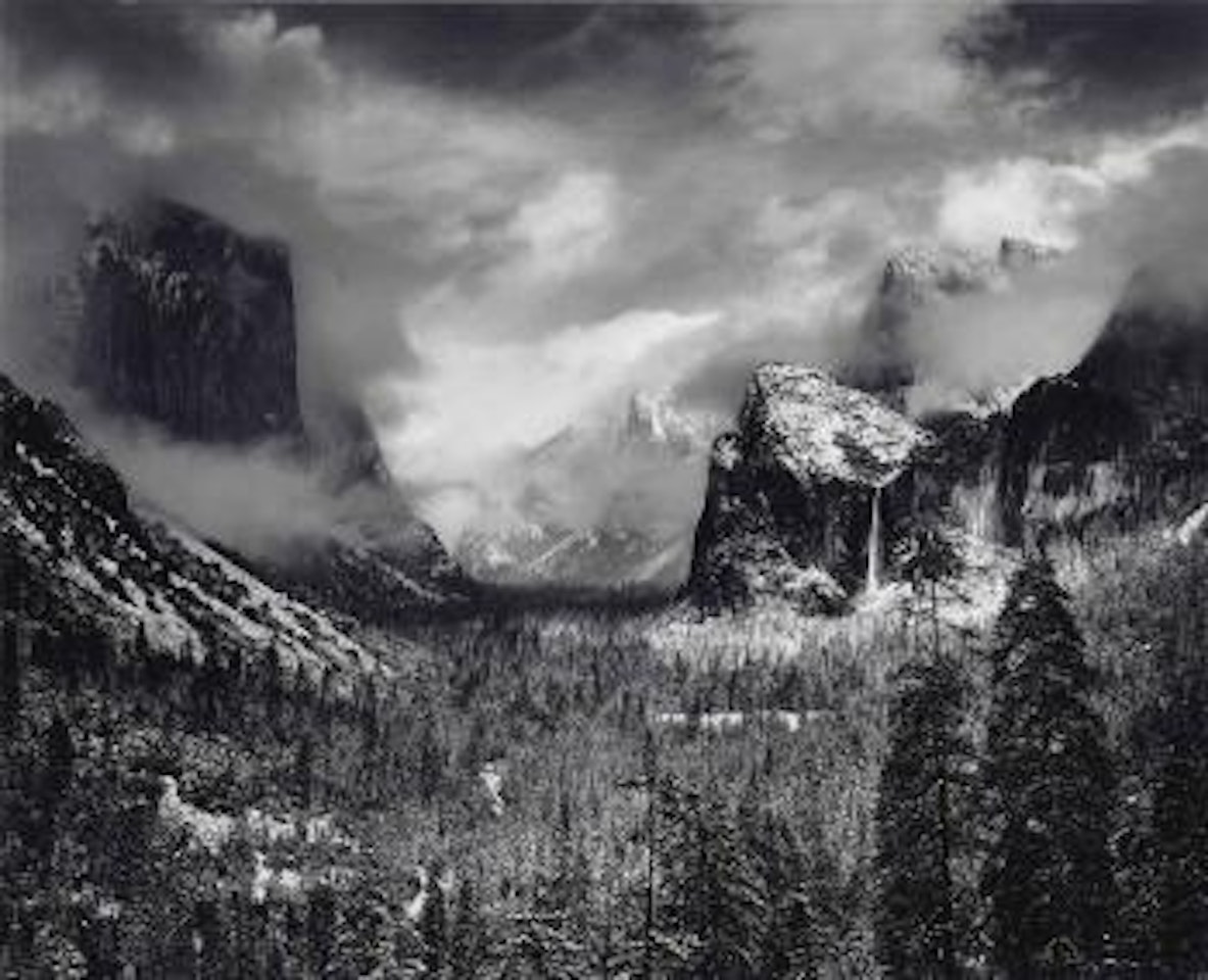 Clearing Winter Storm, by Ansel Adams