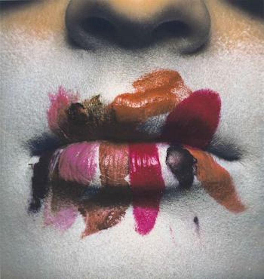 Mouth, for L'Oreal (B), New York by Irving Penn