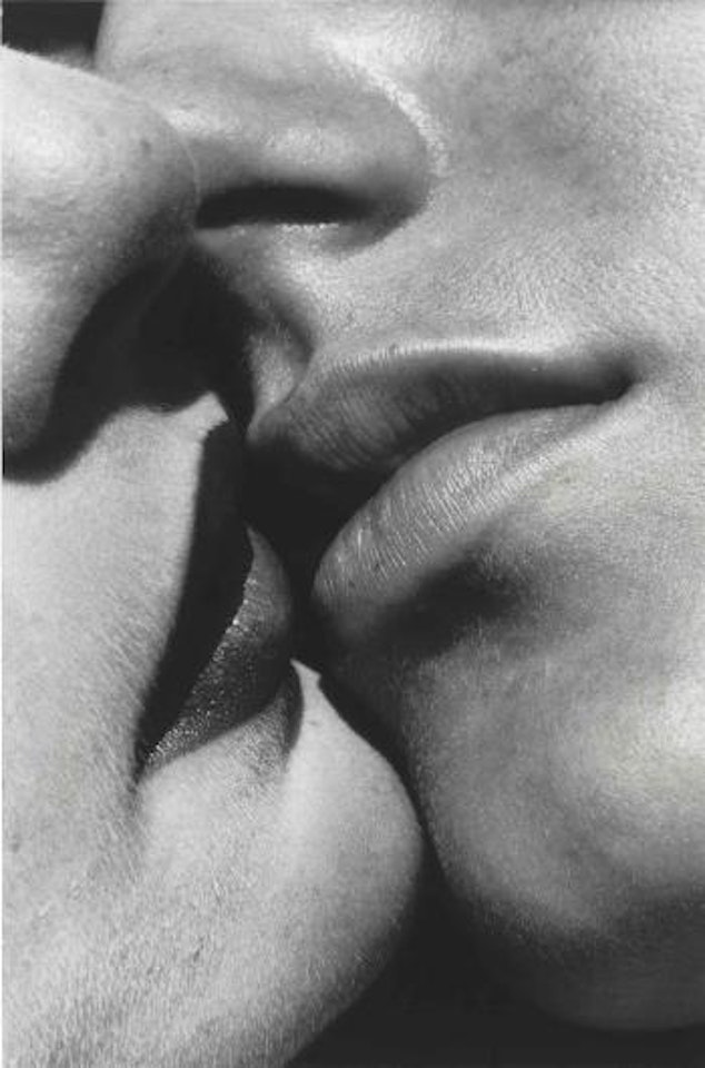 Kissing Lips, Bordighera by Helmut Newton