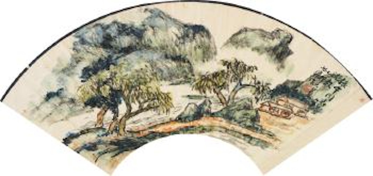 Landscape by Zhu Qizhan