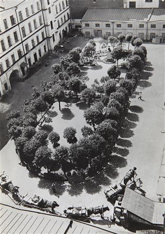 The Yard in Summer by Alexander Rodchenko
