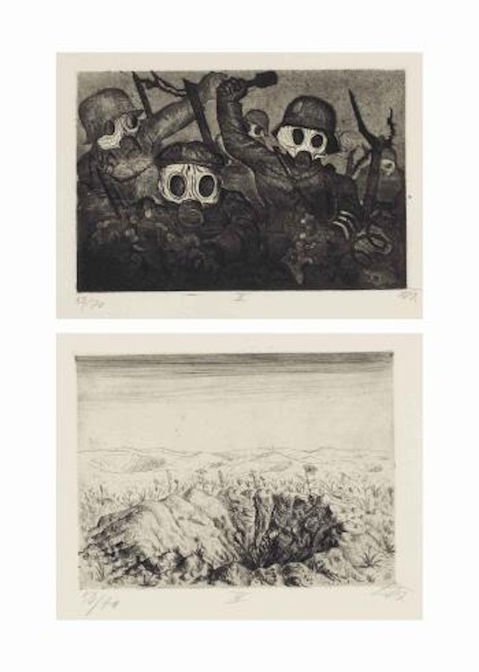 Der Krieg (Karsch 70-119) by Otto Dix