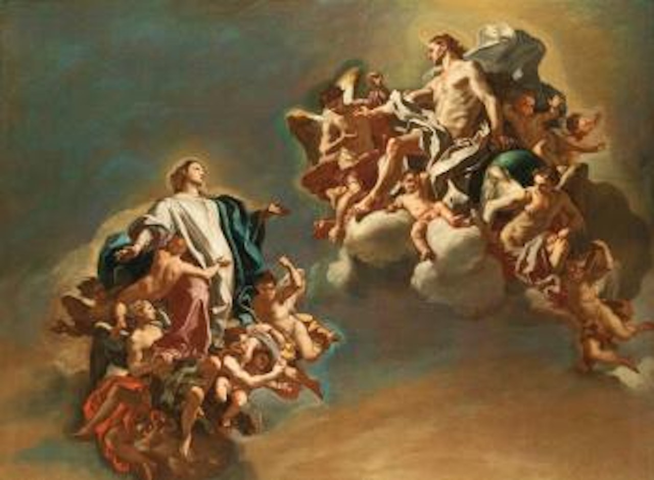 The Assumption Of The Virgin by Francesco Solimena