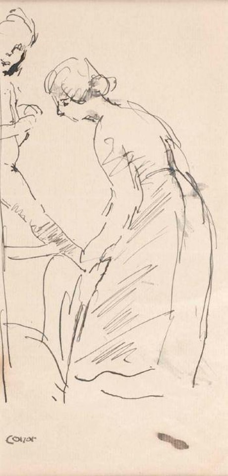 Attending the wounded by William Conor