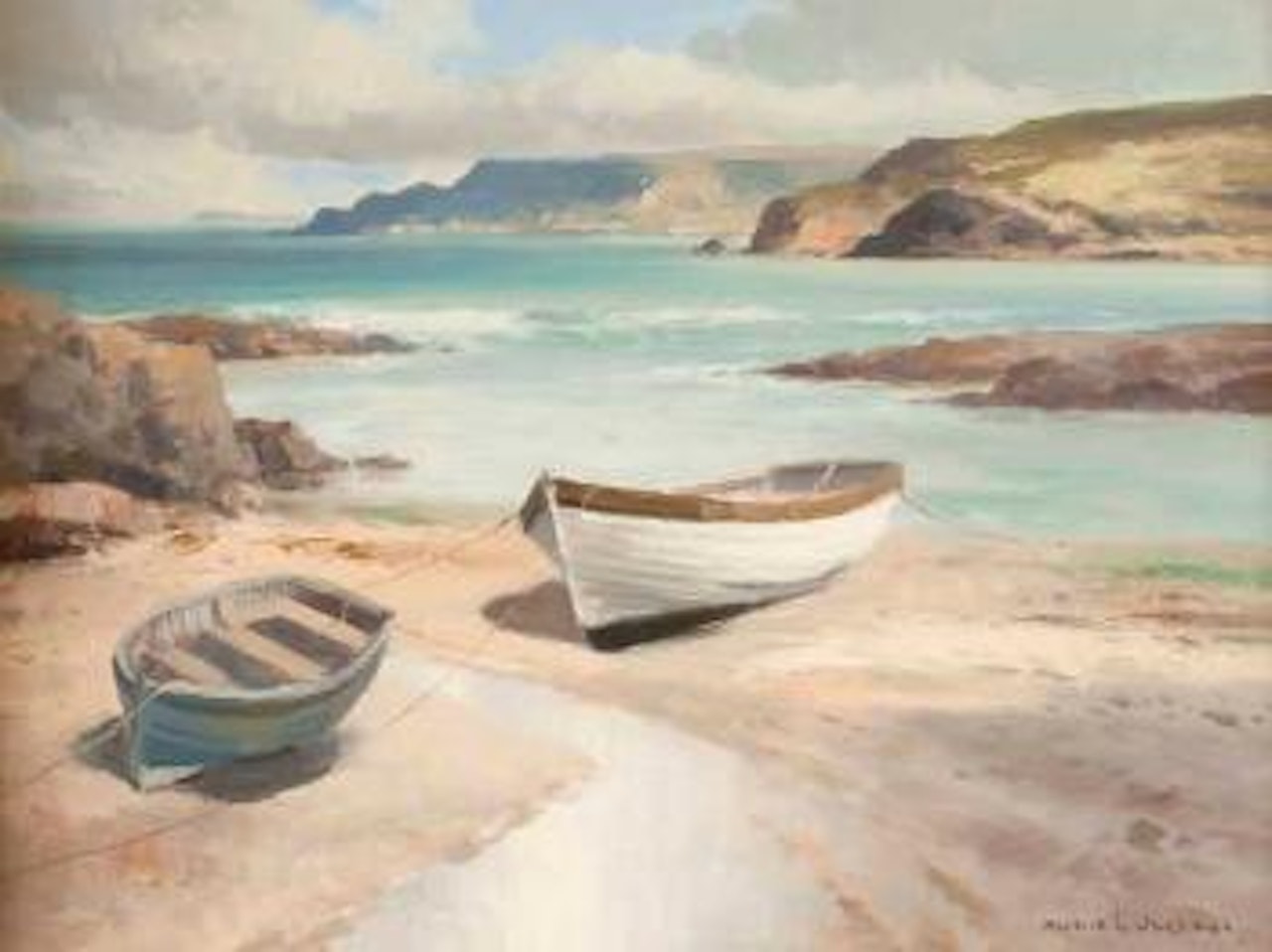 Low tide, Cushendun by Maurice Canning Wilks