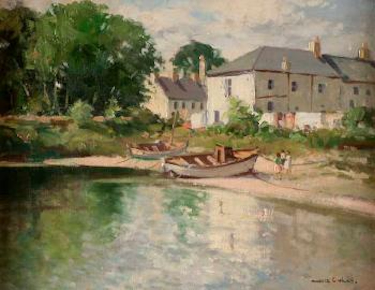 Reflections, Cushendun by Maurice Canning Wilks