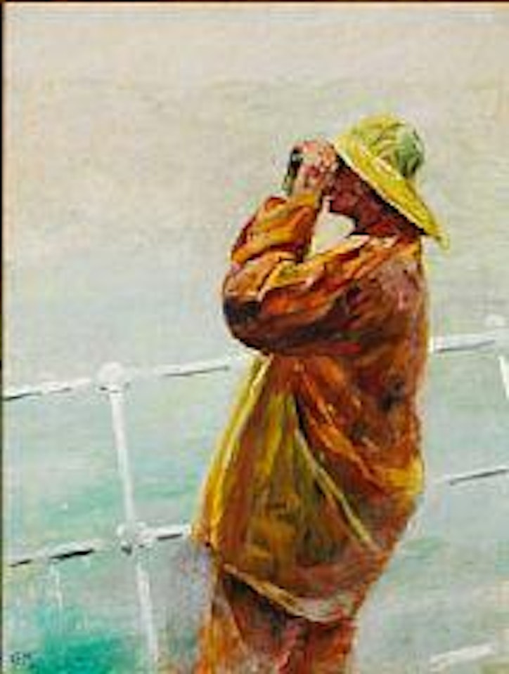 På udkig Oslo Fjord by Christian Krohg
