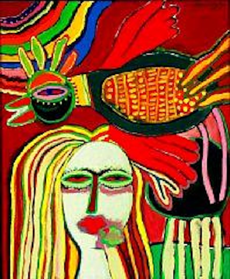 La fille à la fleur by Corneille