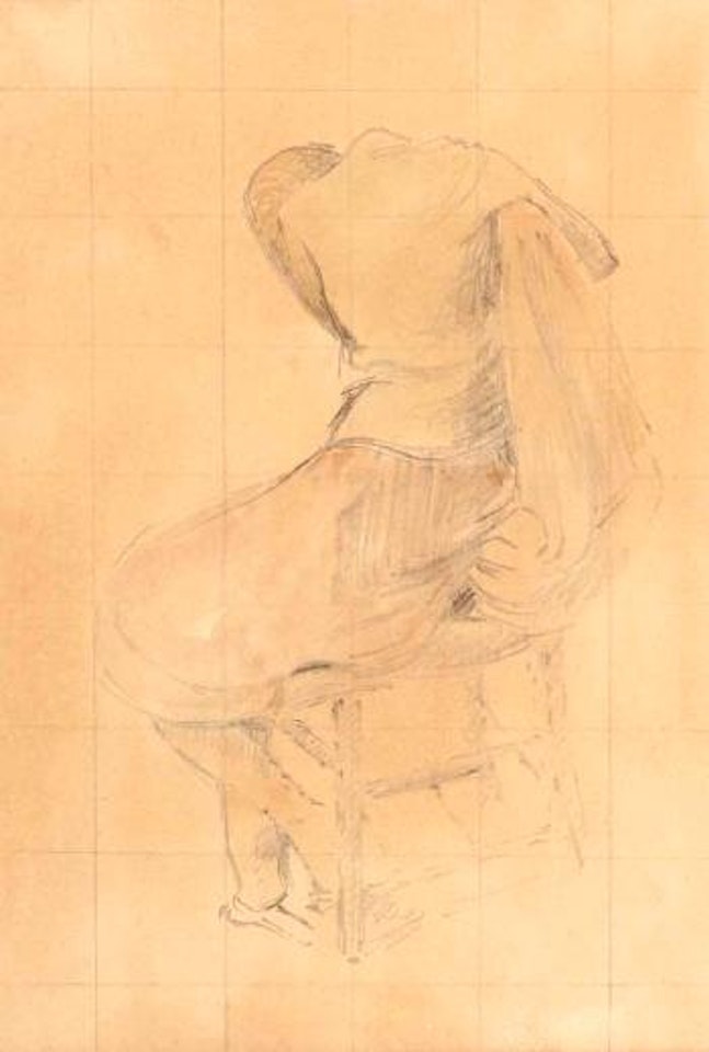 Seated figure by William Conor