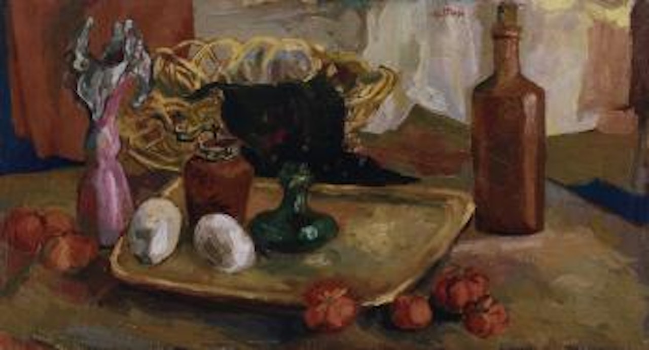 Tavolo con natura morta by Renato Guttuso