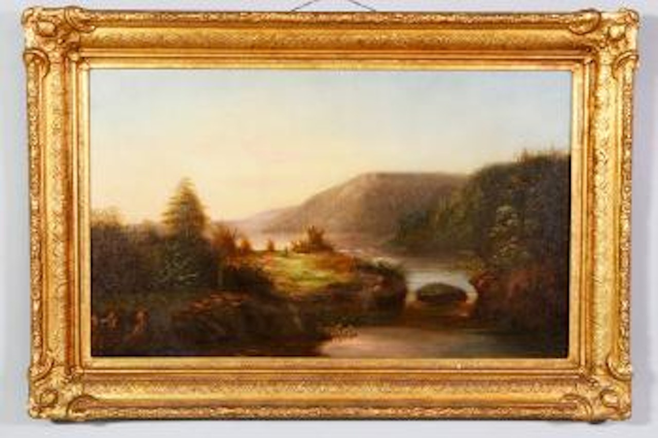 Rural landscape by Hermann Fuechsel