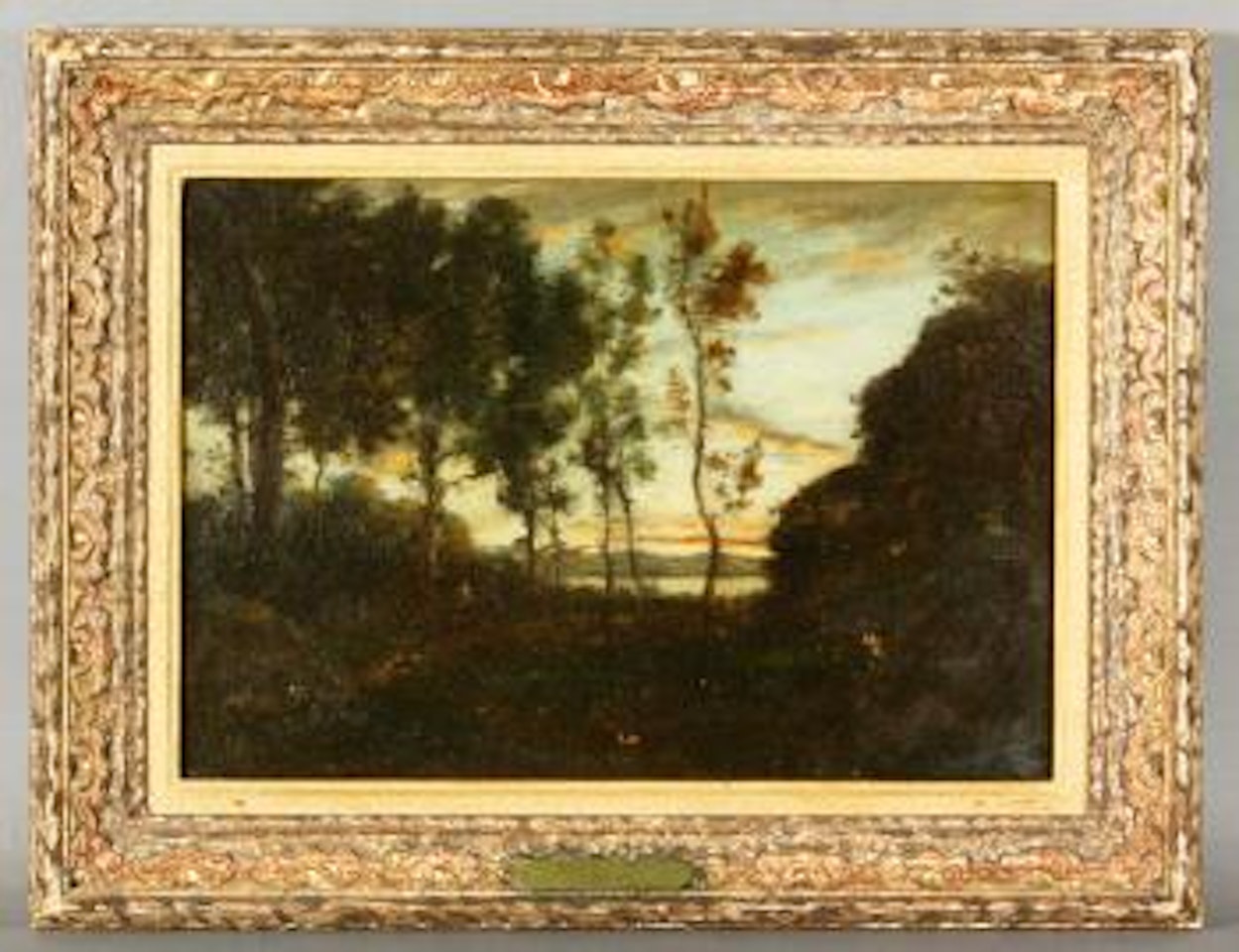 Au bord d'une riviere by Jean Baptiste Camille Corot