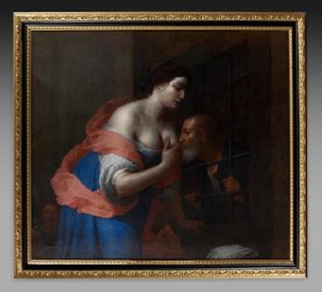 La charité romaine by Giovanni Martinelli