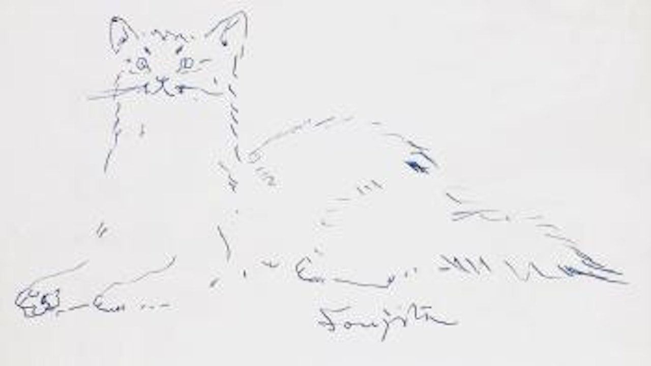 Chat by Leonard Tsuguharu Foujita
