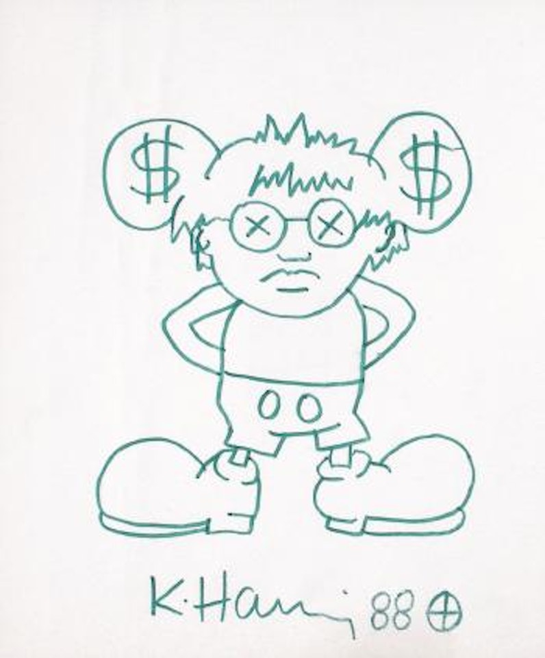Dollar-Mickey by Keith Haring