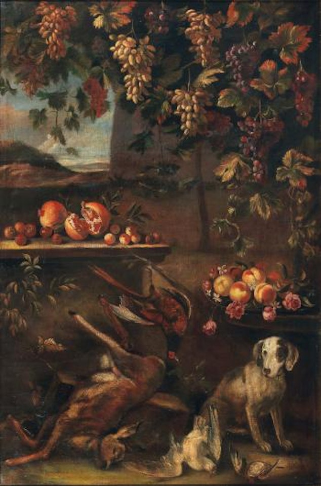 Nature morte con cacciagione by Franz Werner von Tamm