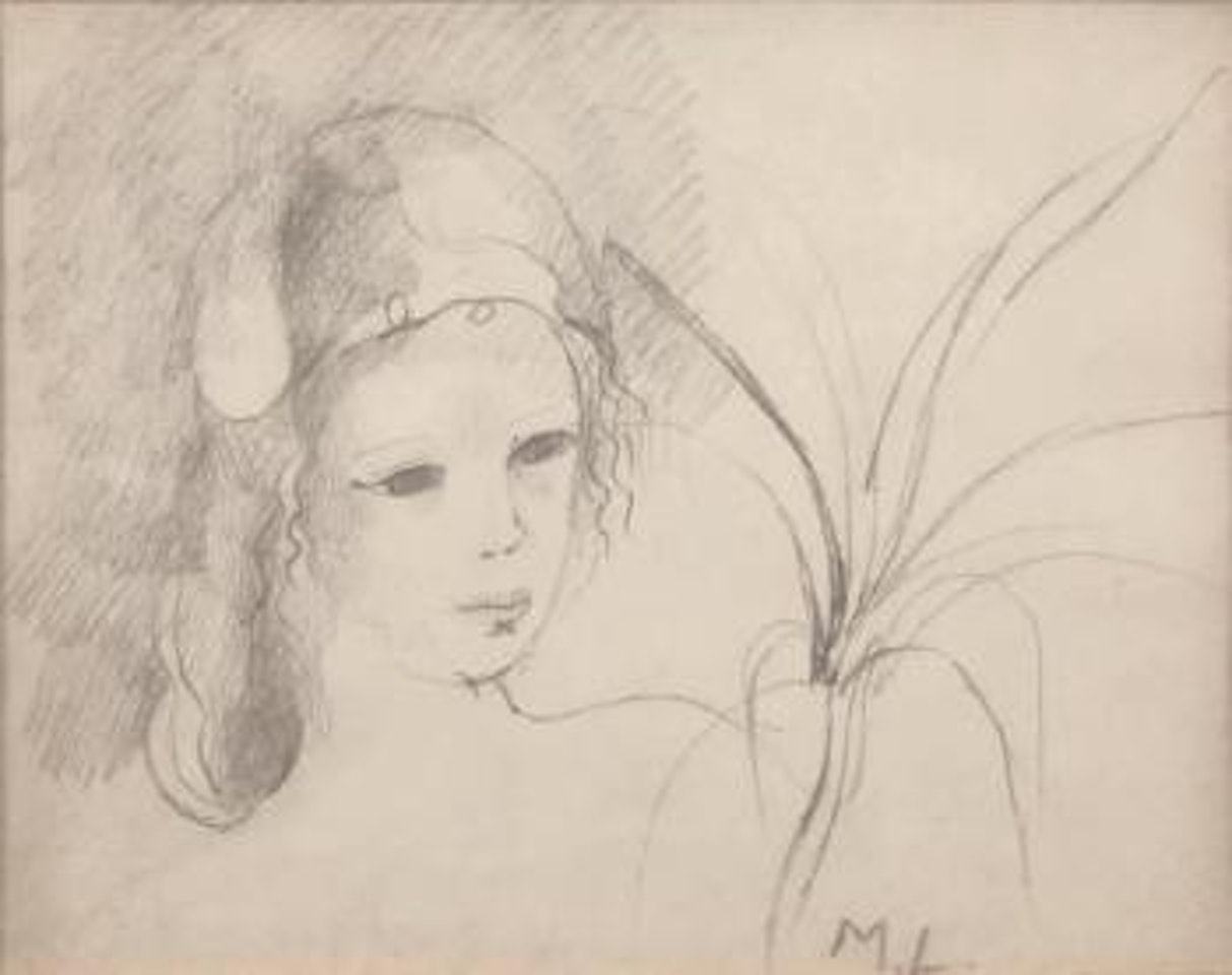 Tête de jeune femme by Marie Laurencin