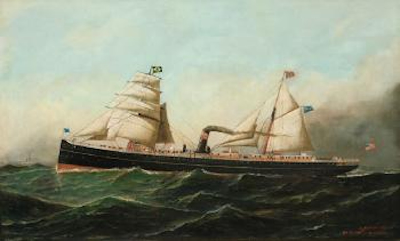 The Advance at Sea by Antonio Jacobsen