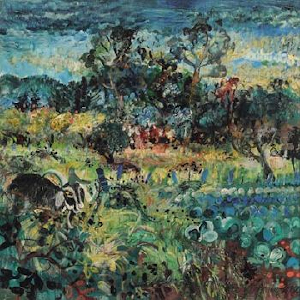 Goat in a Bayswater Garden by John Perceval