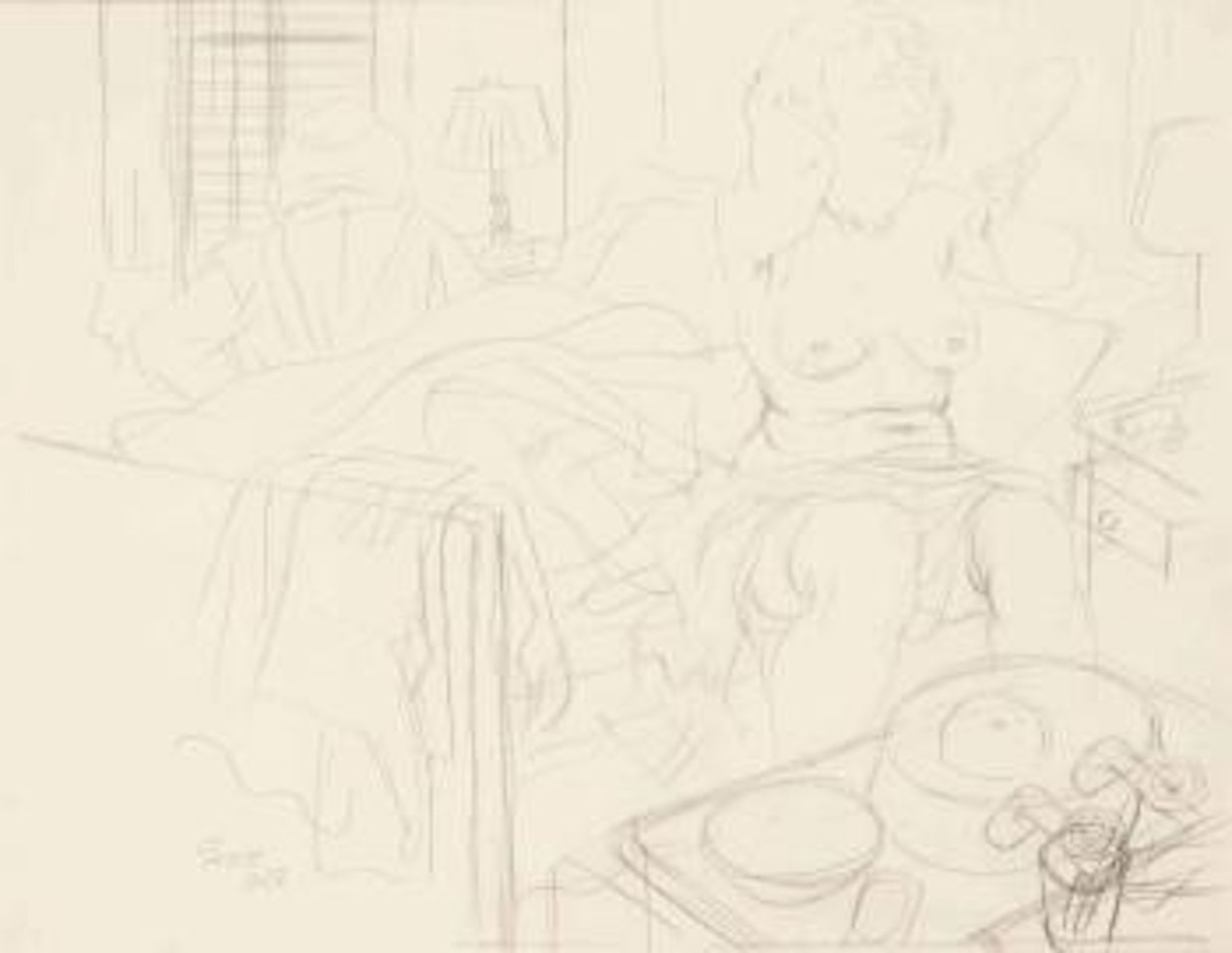 Die Toilette by George Grosz