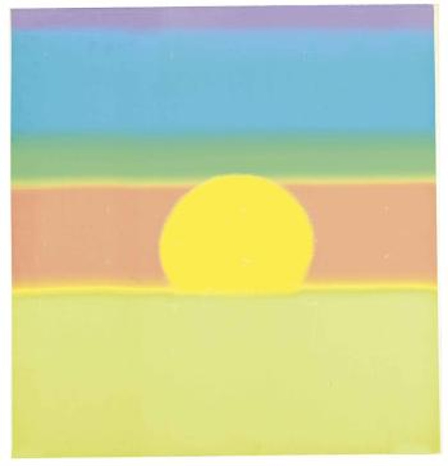 Sunset: one plate (see F. & S. IIA.85-88) by Andy Warhol