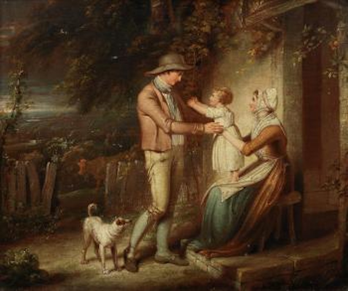 The Peasant's Return to his Family in the Evening by Richard Westall
