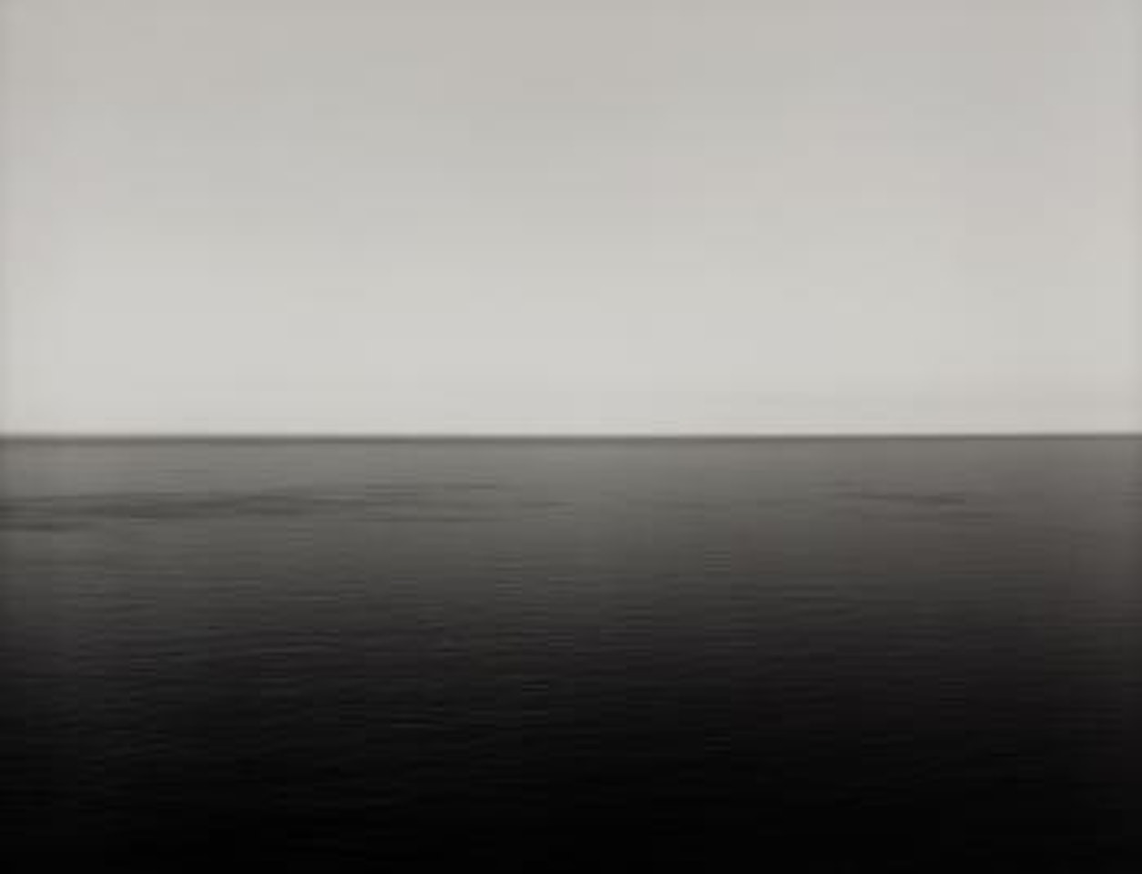 England Channel, Weston Cliff by Hiroshi Sugimoto