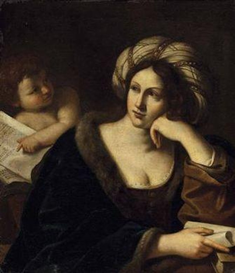 Sibilla Tiburtina (die Sibylle von Tivoli bei Rom) by Guercino
