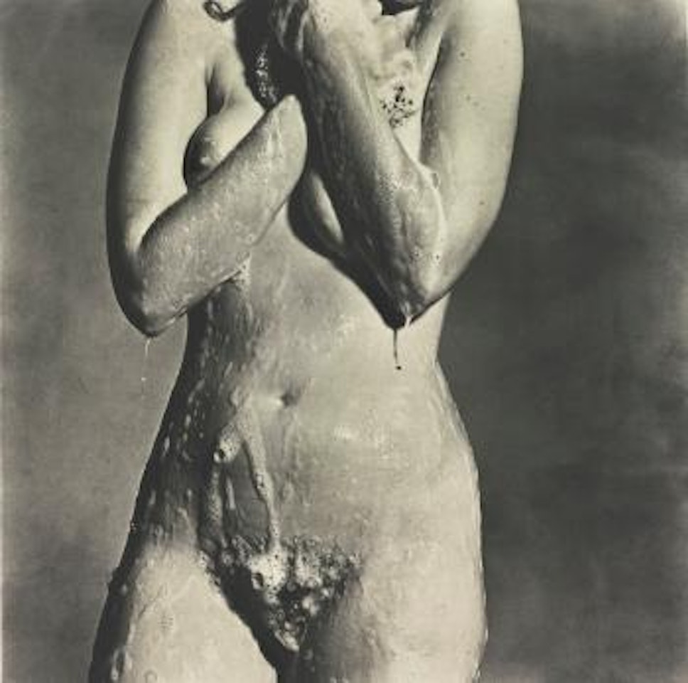 Nude Torso, Soaping, New York by Irving Penn