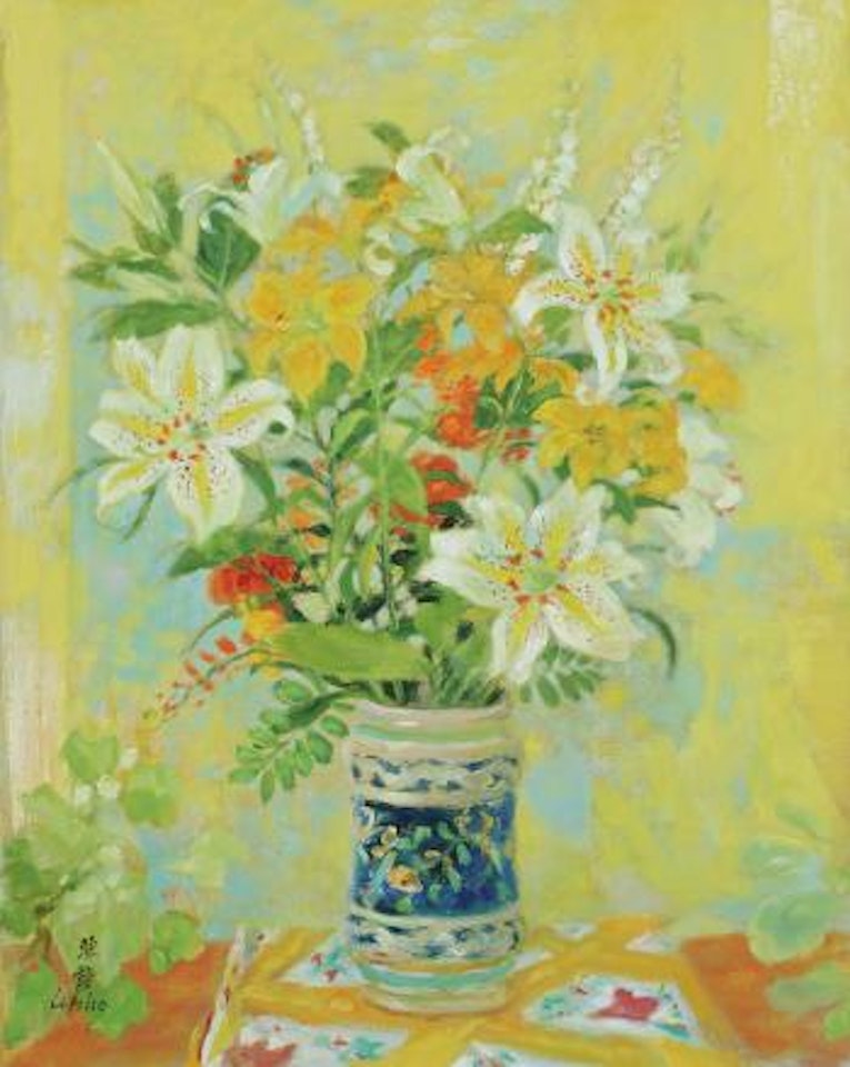 Les Lys Bleues (Blue Lilies) by Le Pho
