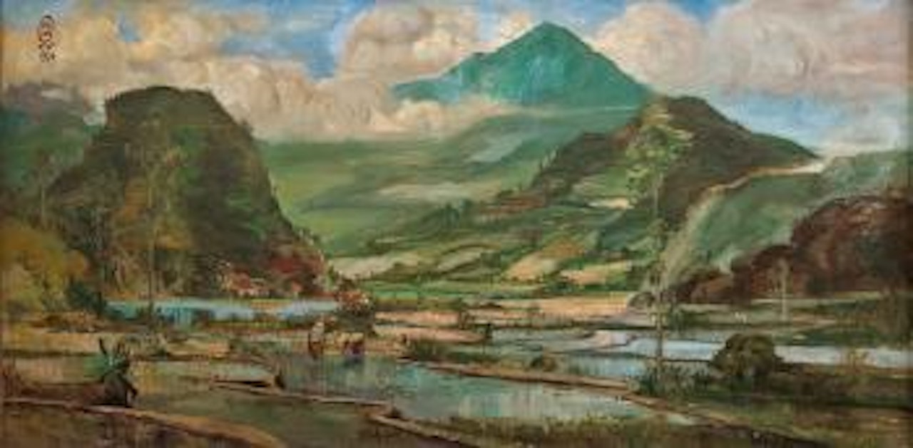 Pemandangan (Landscape) by Sindutomo Sudjojono