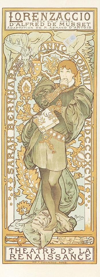 Lorenzaccio by Alphonse Mucha