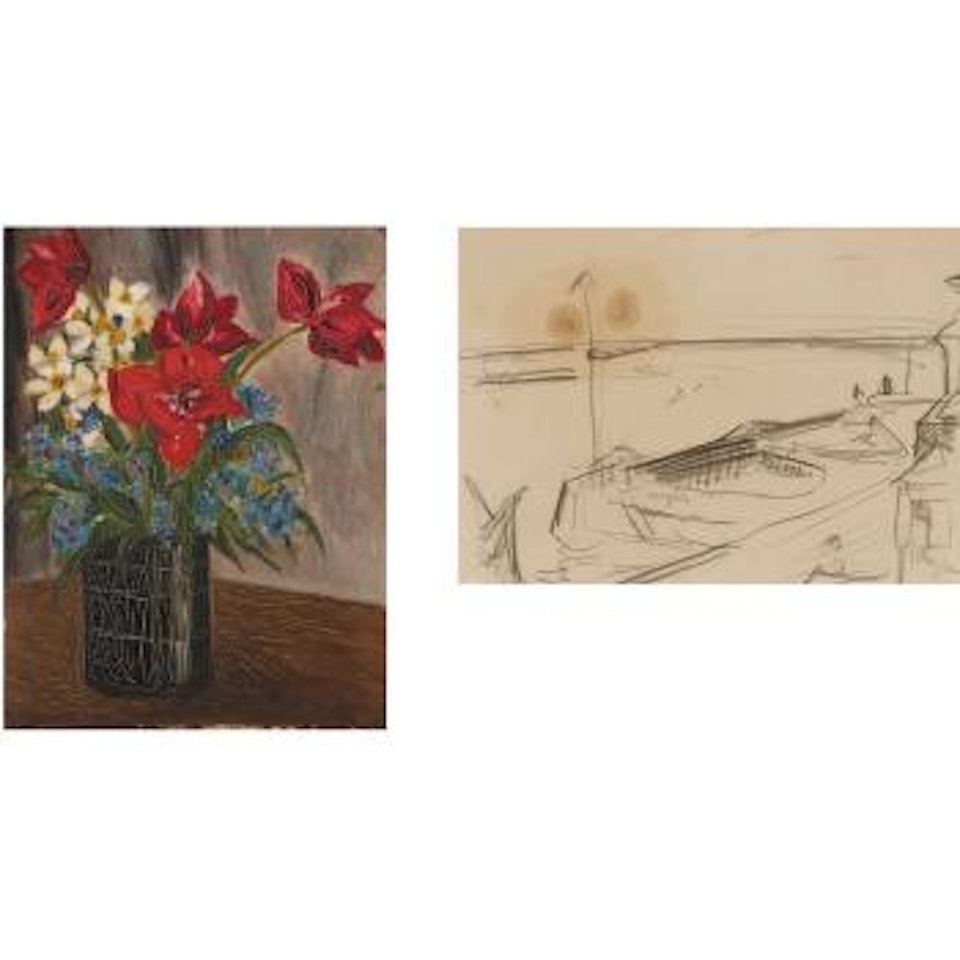 Fleurs. Le port by Othon Friesz