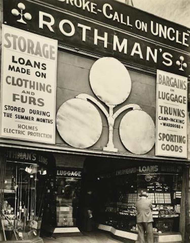 Rothman's Pawn Shop by Berenice Abbott