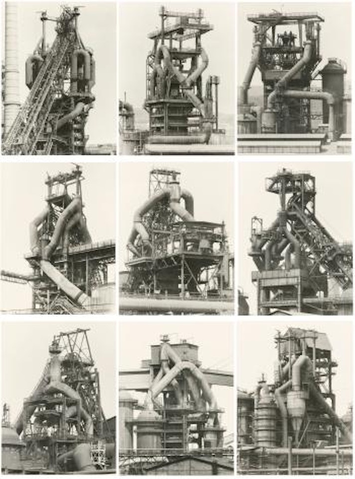 Blast Furnaces by Bernd & Hilla Becher