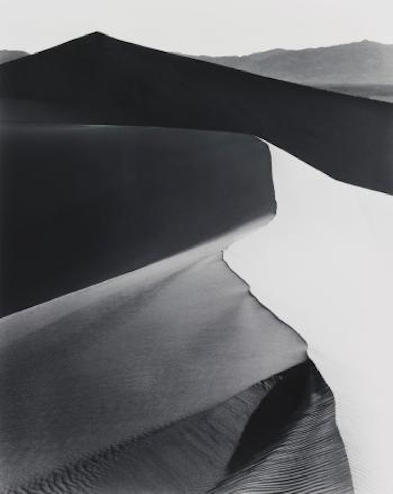 Sand Dunes, Sunrise, Death Valley National Monument, California by Ansel Adams
