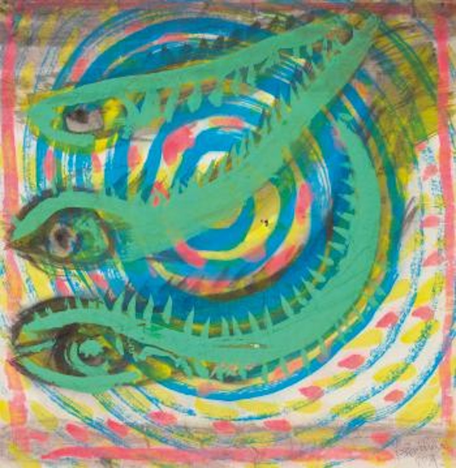 Dancing Fish by Chao Chung-Hsiang (Zhao Chunxiang)