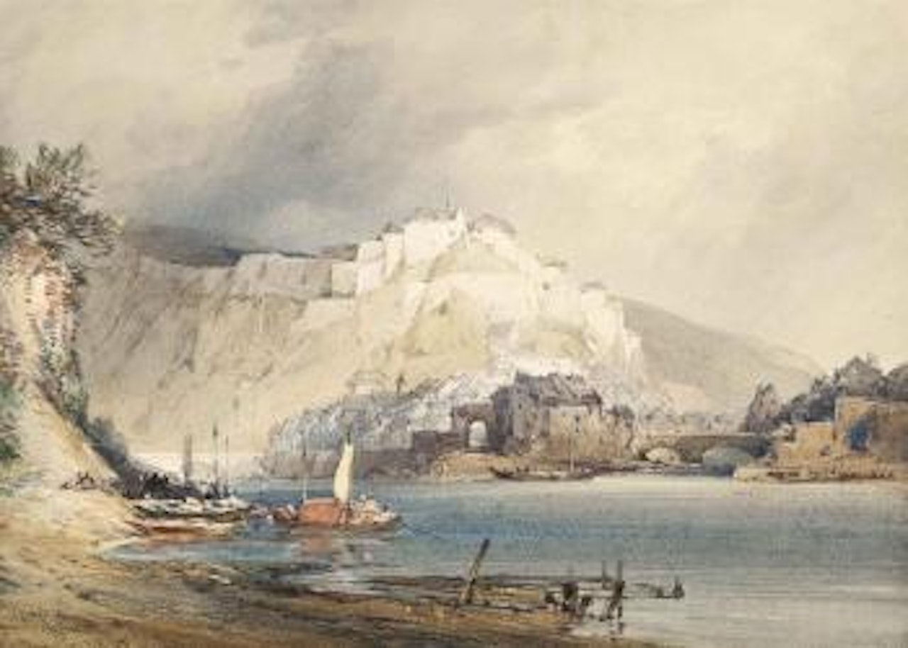 Namur at the junction of the Sambre and Meuse by William Callow