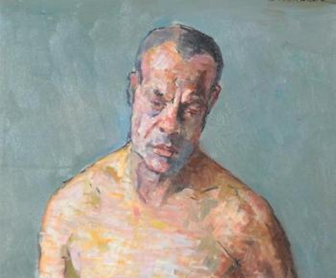 Portrait of African American man by Robert Brackman