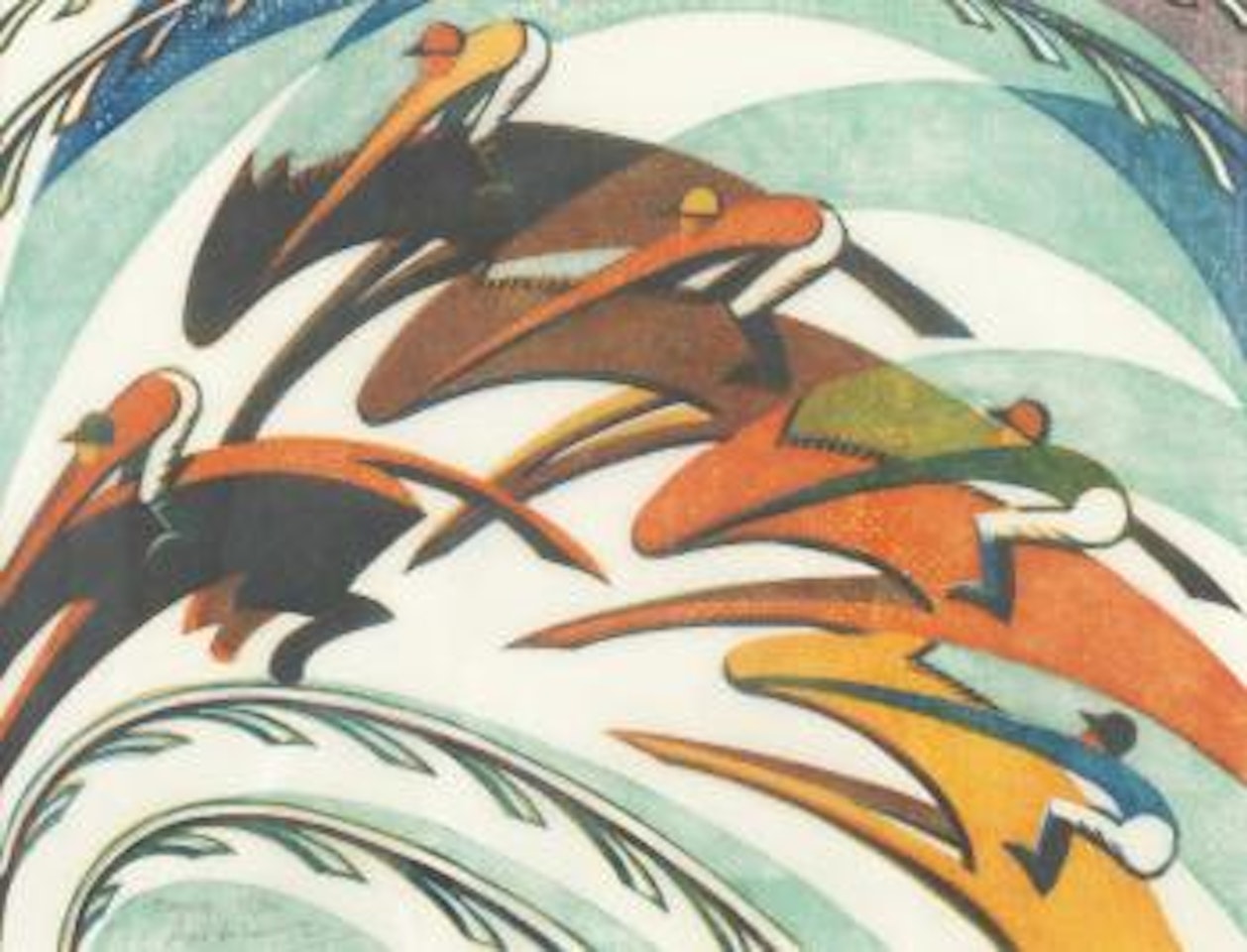 Racing (Coppel SA 32) by Sybil Andrews