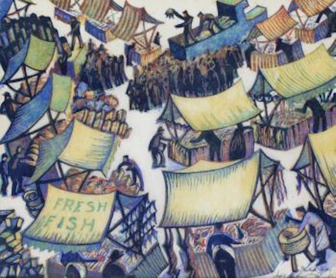 Market Day (Coppel SA 38) by Sybil Andrews