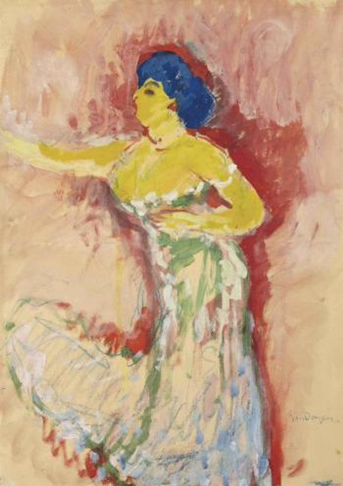 Portrait du chanteur roumain Modjesko by Kees van Dongen
