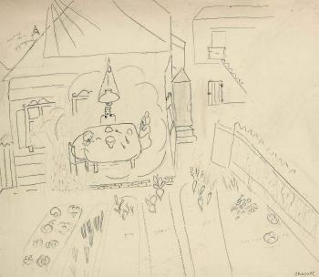 Ma maison by Marc Chagall