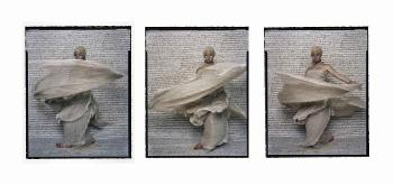 Dancer Triptych (#8, #10, #12) by Lalla Essaydi