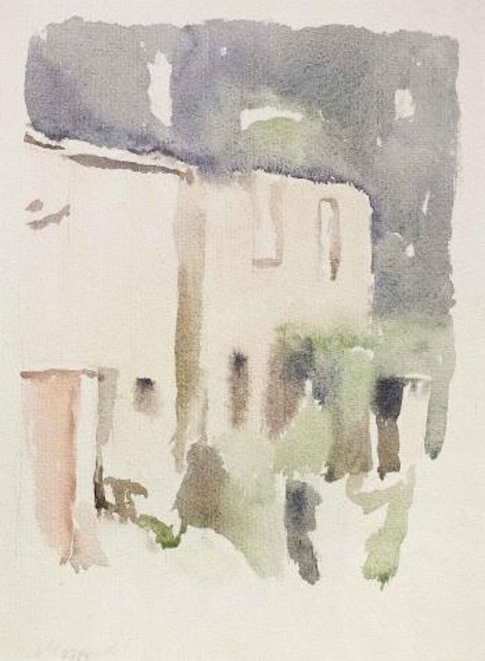 Paesaggio (Casa bruciata) by Giorgio Morandi