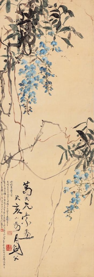 Wisteria by Gao Jianfu