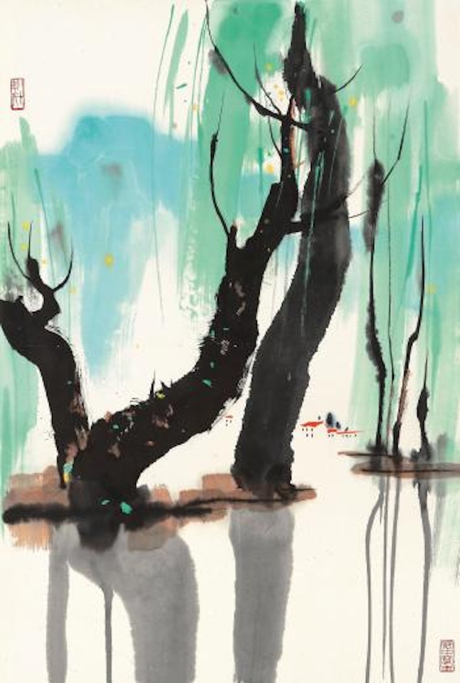 The Hua Stream by Wu Guanzhong
