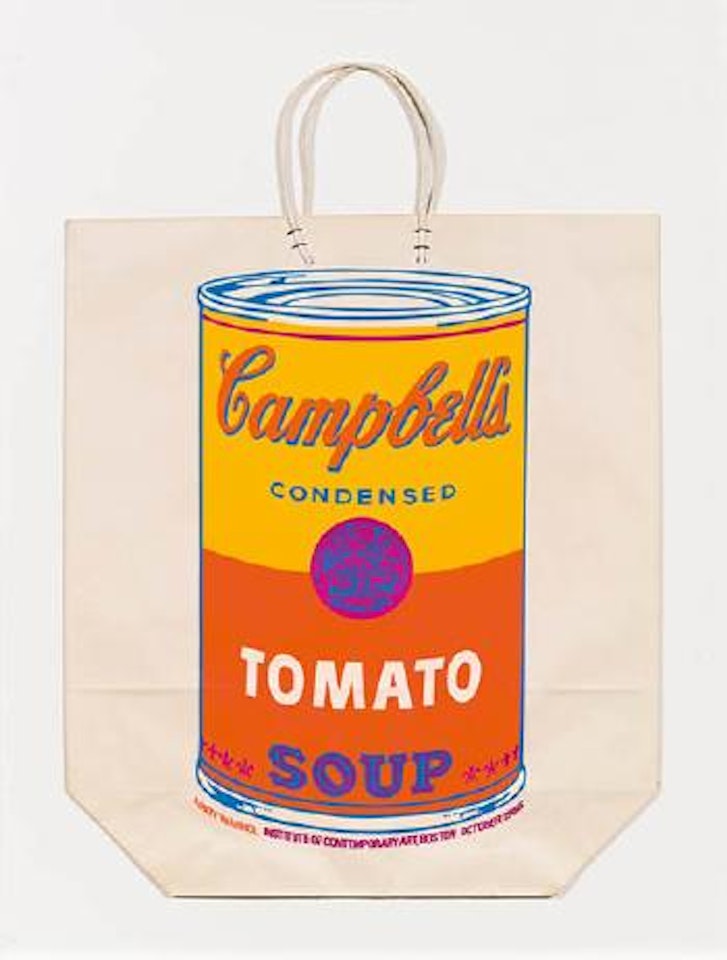 Campbell's Soup Can on Shopping Bag by Andy Warhol