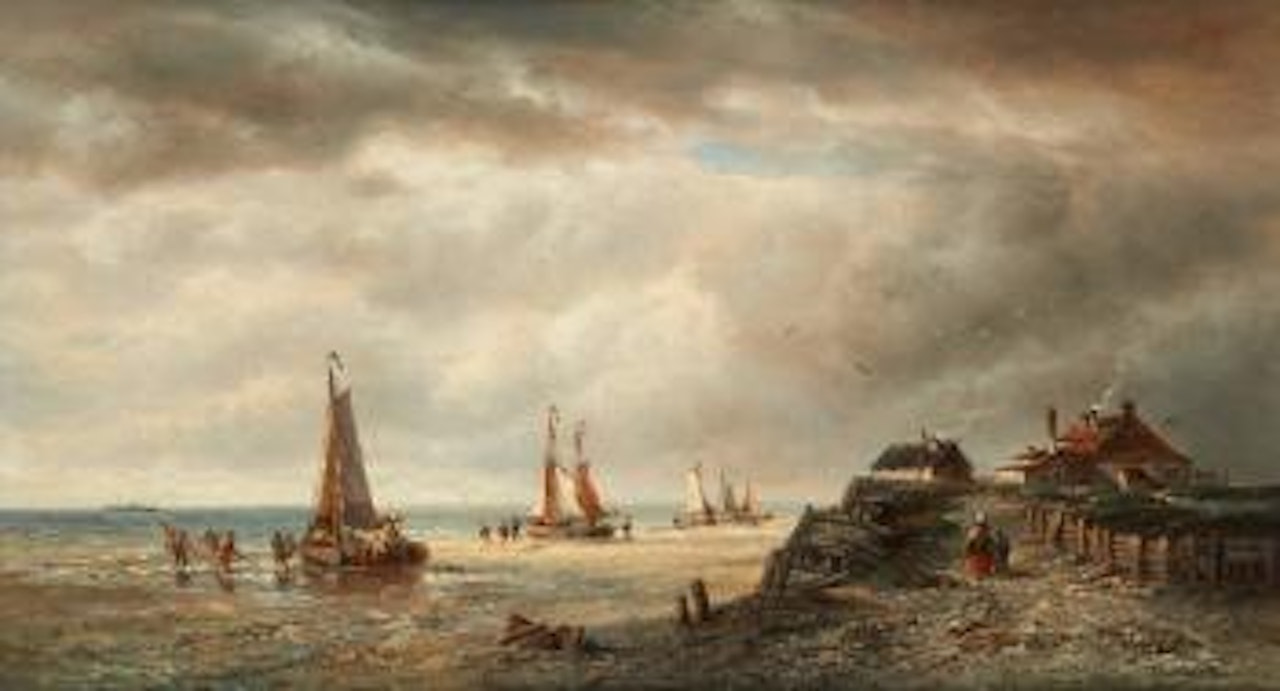 Vue des environs du Zwinn by François Etienne Musin