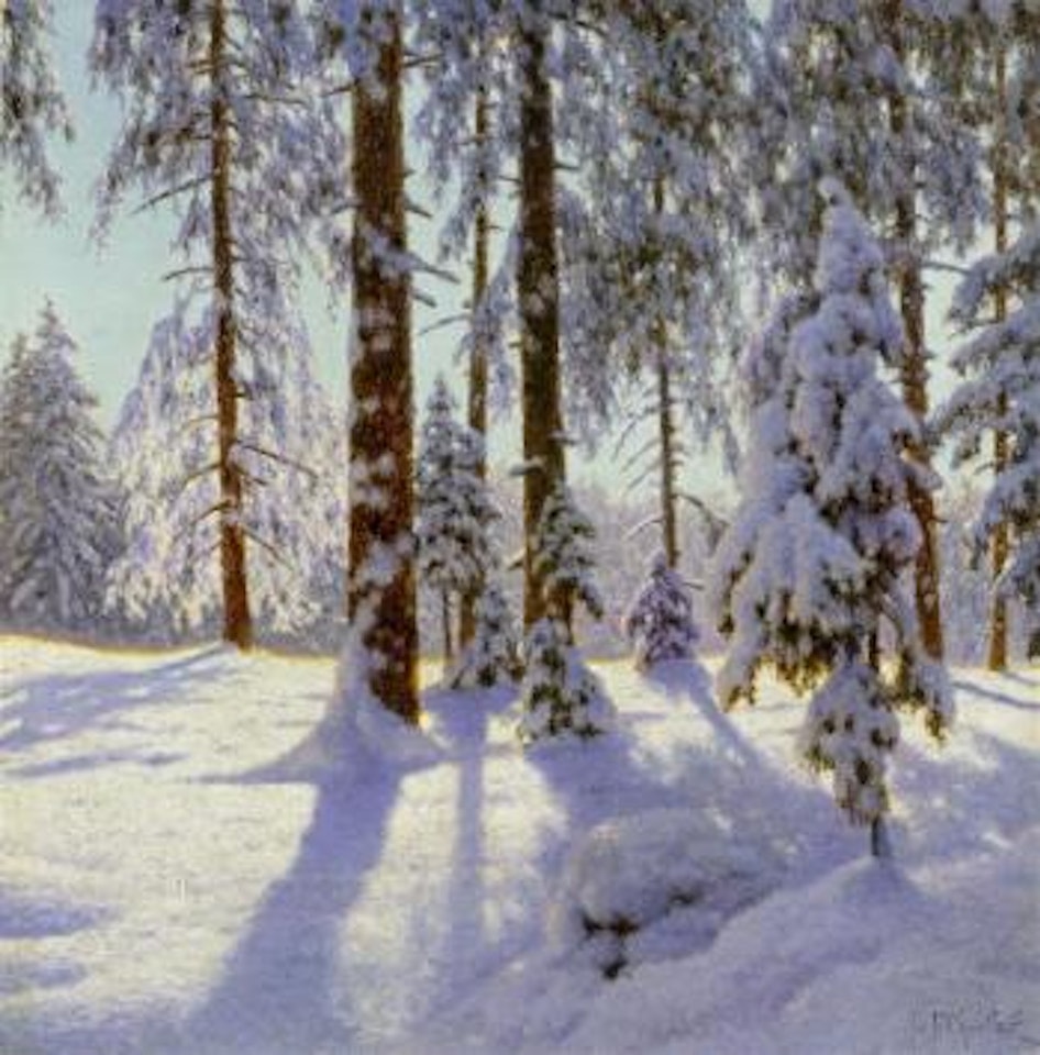 Winterlandschaft by Ivan Fedorovich Choultse